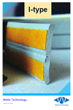 Sponge foam sealing strip - I-type