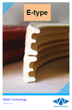 Sponge foam sealing strip - E-type