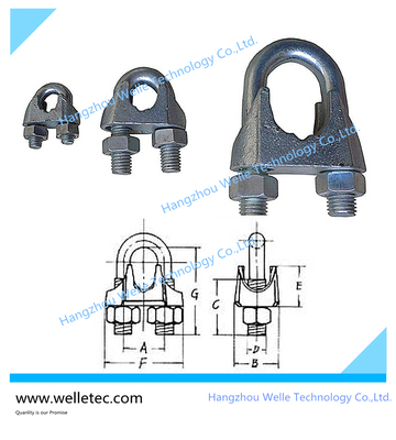 US Type Malleable Wire Rope Clip