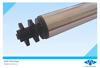 Plastic double-row sprocket roller