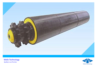 Plastic double sprocket cone roller