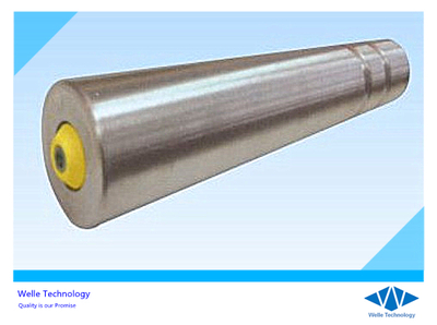 Double groove O-shaped cone roller