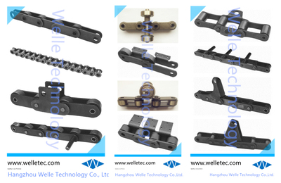 Carbon Steel Conveyor Chain, Customized