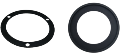 Molded rubber sealing rings